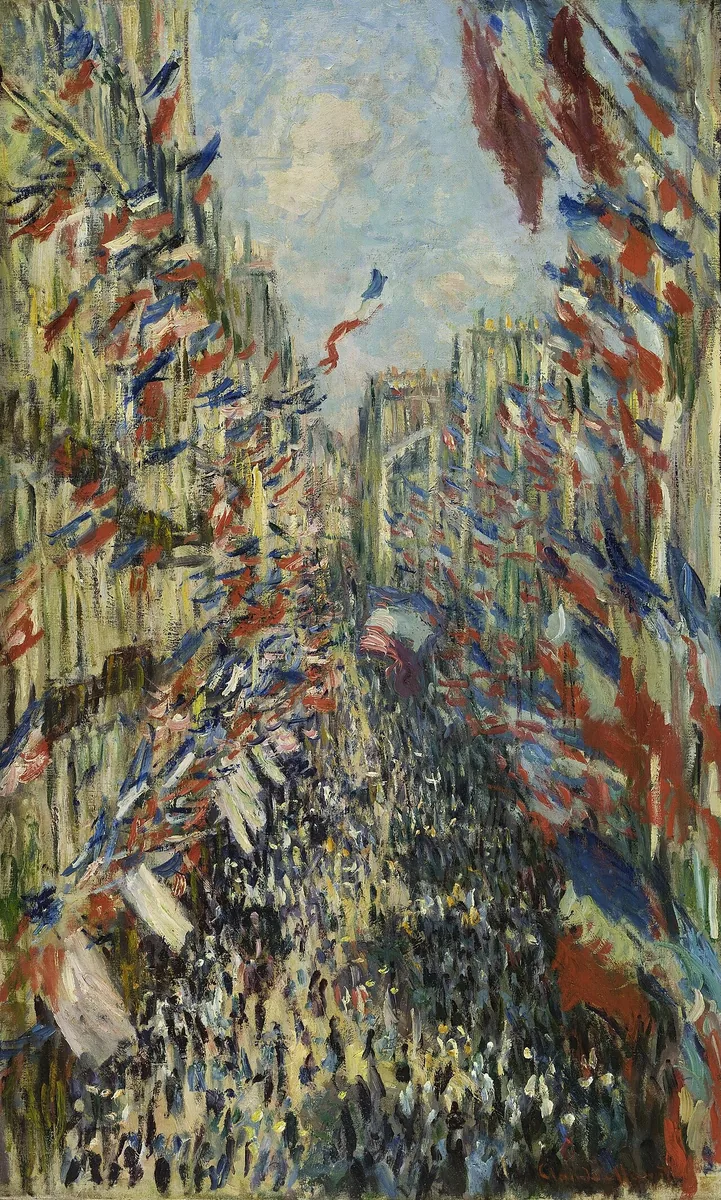 Rue Montorgueil, Paris — Festival of 30 June 1878 — Rolled Canvas